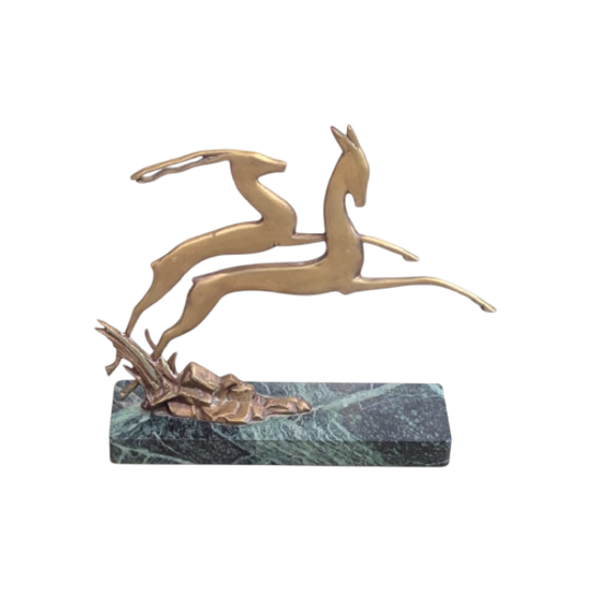 Art Deco Leaping Gazelles - (mb22) 1