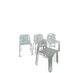 Design Plexiglas Stapelbare Stoelen Trono By Sottsass Associati 2005 Segis Italy thumbnail 1