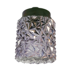 Corodex - Made In Holland - Plafonniere - Kristal Look - Glas - Bakeliet - 60'S thumbnail 1