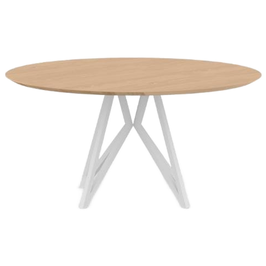 Studio Henk | Eettafel Rond 150 Eiken Butterfly 1