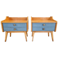 Vintage Nachtkastjes Jaren 60 Design Mid Century