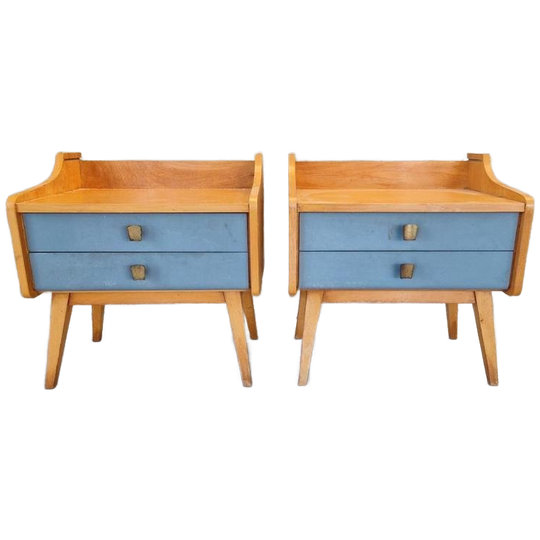 Vintage Nachtkastjes Jaren 60 Design Mid Century 1