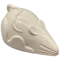 Grote Wit Keramiek Muis
