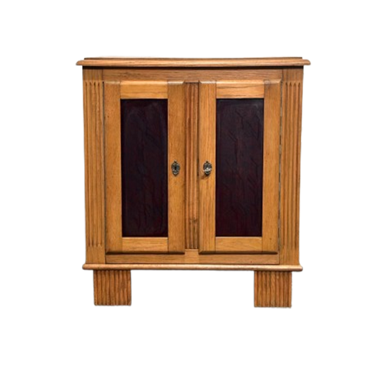 Antiek Handgemaakt Art Deco Kastje 1