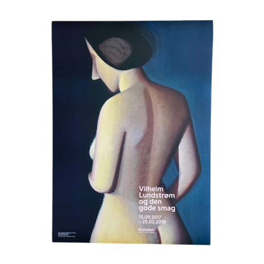 Vilhelm Lundatrom (1893-1950), Staende Model, 1931, Exibition Poster. 1