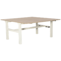 Solidesk Benchwerkplek, Bladkleur Naar Keuze, (2X) 160 X 80 Cm, Hoogte Instelbaar Onderstel D.M.V