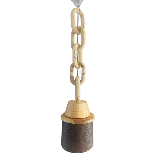 Hanglamp Met Houten Ketting 1