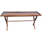 Inklapbare Sidetable Butlertray, Campaign Stijl, 170 Cm Breed thumbnail 1