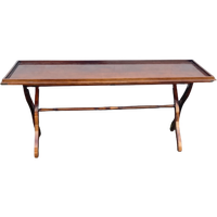 Inklapbare Sidetable Butlertray, Campaign Stijl, 170 Cm Breed