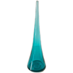 Vintage Aqua Blauwe Glazen Vaas thumbnail 1