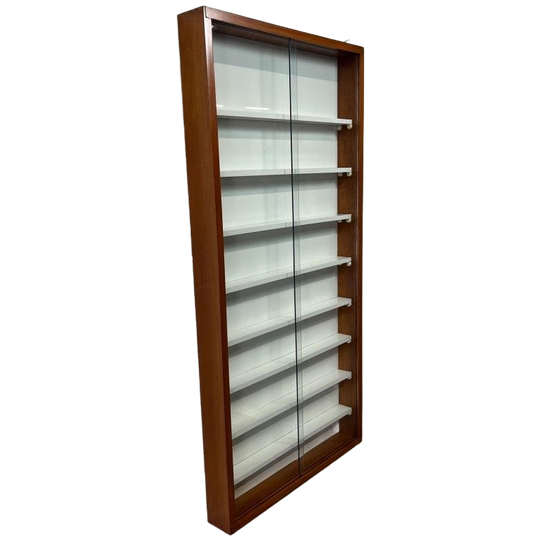 Vintage Ondiepe Hangvitrine / Muurkast / Etalage 1
