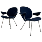 Donkerblauwe Kembo Fauteuil Van W.h. Gispen (per Stuk), Na 2000 thumbnail 1