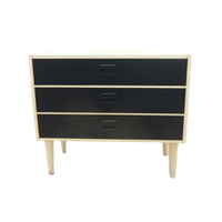 Retro Vintage Kleine Ladekast Kast Nachtkast Jaren 60