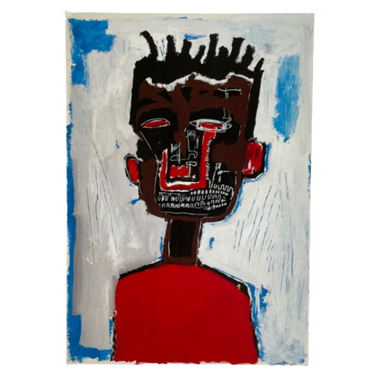 Jean Michel Basquiat (after) Self Portrait, Licensed By Artestar Ny, Printed In U.k. 2019 1