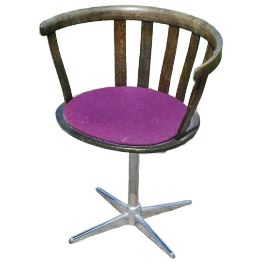 Vintage Design Stoel, Draaistoel Spijlenstoel 1