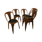 6 Fibrocit Metal Chairs thumbnail 1