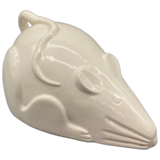 Grote Wit Keramiek Muis 1