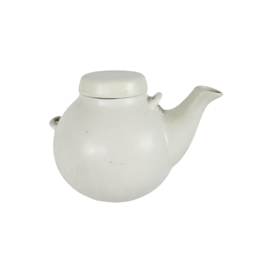 Arabia Finland | Modelga3 | Witte Theepot | Ulla Procope | Scandinavisch Vintagedesign 1