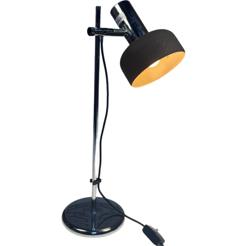 Hillebrand Bureaulamp / Tafellamp Met Kap. 1970’S