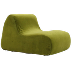 Vintage Groen Velours Fauteuil Italië , 1970S thumbnail 1