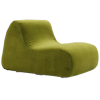 Vintage Groen Velours Fauteuil Italië , 1970S