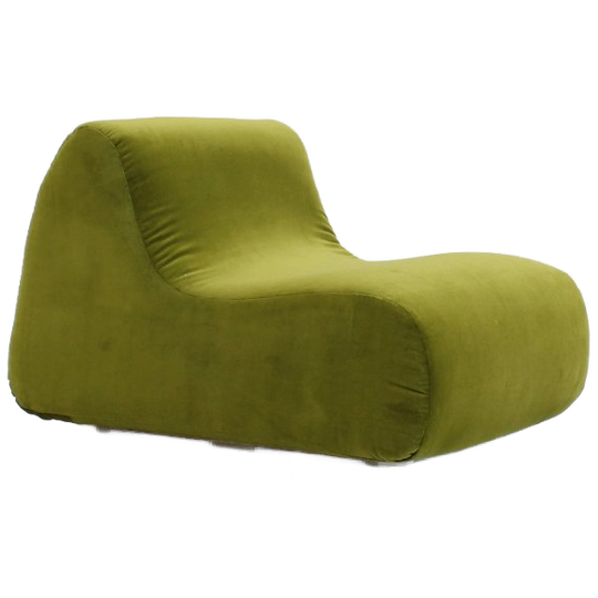 Vintage Groen Velours Fauteuil Italië , 1970S 1