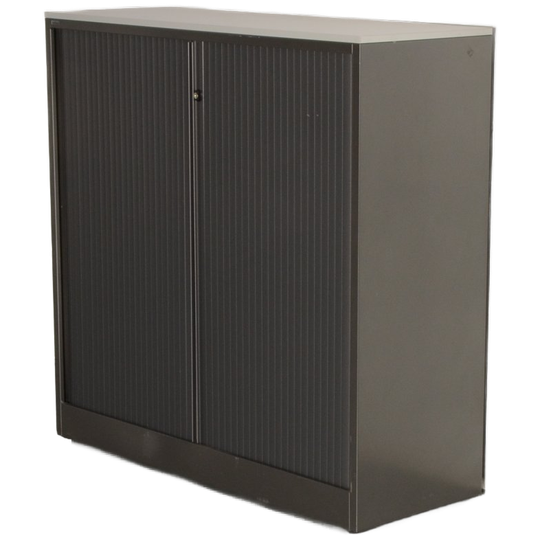 Ahrend Roldeurkast, Antraciet, 119 X 120 Cm, Incl. 2 Legborden 1