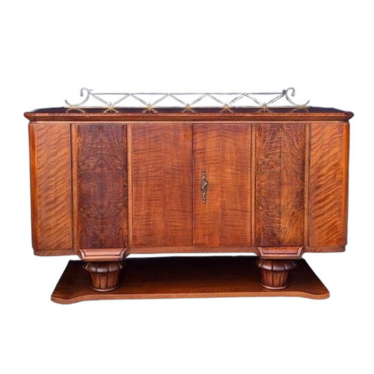Vintage Dressoir, Art Deco Style, Wandkast, Sideboard, Kast 1