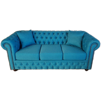 Chesterfield Bank Bahama Oceaanblauw (3-zits)