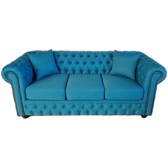 Chesterfield Bank Bahama Oceaanblauw (3-zits) 1