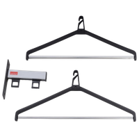 Van Esch Wandkapstok, Aluminium-Zwart