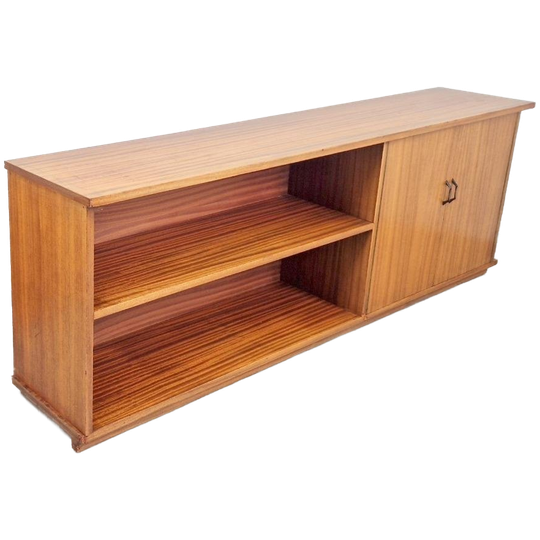 Vintage Teak Dressoir Sideboard Scandanivisch Boekenkast '60 1
