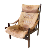 Vintage Torbjørn Afdal Fauteuil Stoel Bruksbo Jaren 60