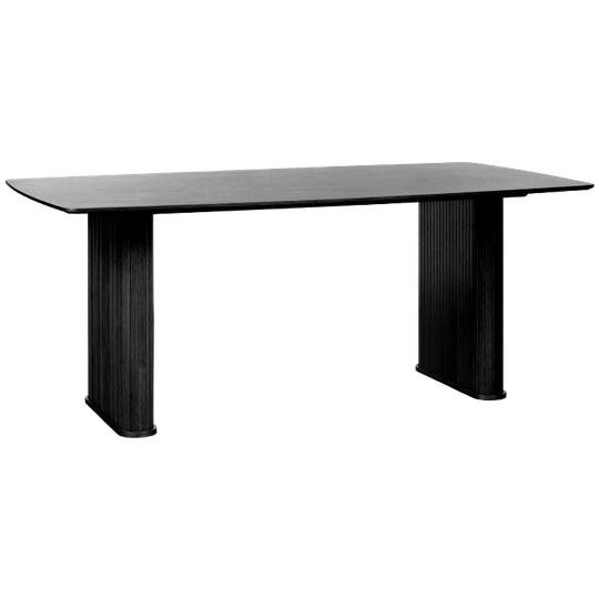 By fonQ | Alon Eettafel 190 X 100 Cm Zwart Eiken 1