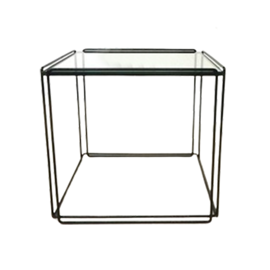 Vintage Max Sauze Kubus Bijzettafel Atrow Isocele 1970 1