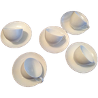 5 X Kop En Schotels Van Villeroy & Boch In Wit Nieuw thumbnail 1
