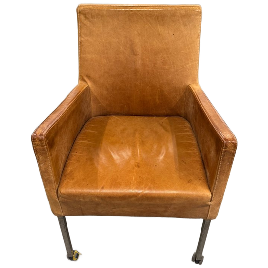 Set Van 6 Eetkamerstoel Nomade Leer 1