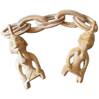 Afrikaanse Houtsnijwerk Bruidsketting Bruiloftsketting