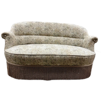 Vintage Tweezit / Fauteuil / Zetel Met Franjes