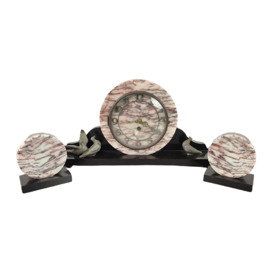 Marmeren Art Deco Klok 1