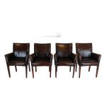 Prachtige Eetkamerstoelen Van Schapenleer (Set Van 4 Stoelen) thumbnail 1