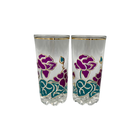 Set Vintage Longdrink Glazen Italy 1