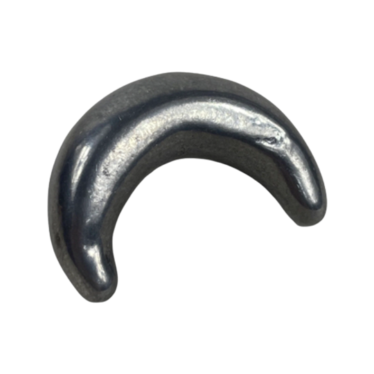 Handmade - Half Moon Shaped Drawer / Door Pull Or Handle - Casted Aluminum (new Old Stock) - Made 1