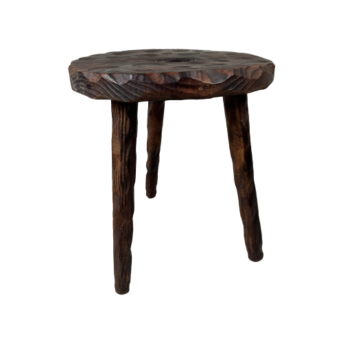 Vintage Brutalist Stool