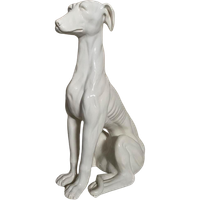 Greyhound Beeld, Hoog 74Cm, Italiaans Design. Jaren ‘60.