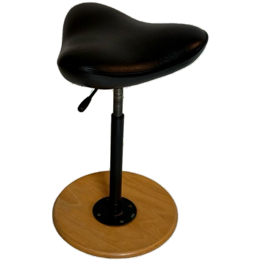 Stokke - Desk Chair / Support - Model ‘move’ - Black Leather - High Model, Adjustable Height 1