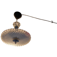 Vintage Kristallen Lamp Jaren 70.