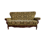 Vintage Barok Zetel Met Rijk Bloemmotief –louis Quinze Sofa thumbnail 1
