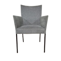 3x Bert Plantagie Eetkamerstoelen - Grijs - Taupe - Design