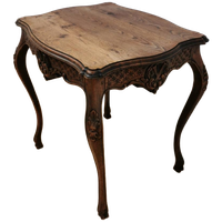 Antiek Frans Bijzettafeltje, Plantentafel, Haltafeltje Tafeltje Hout